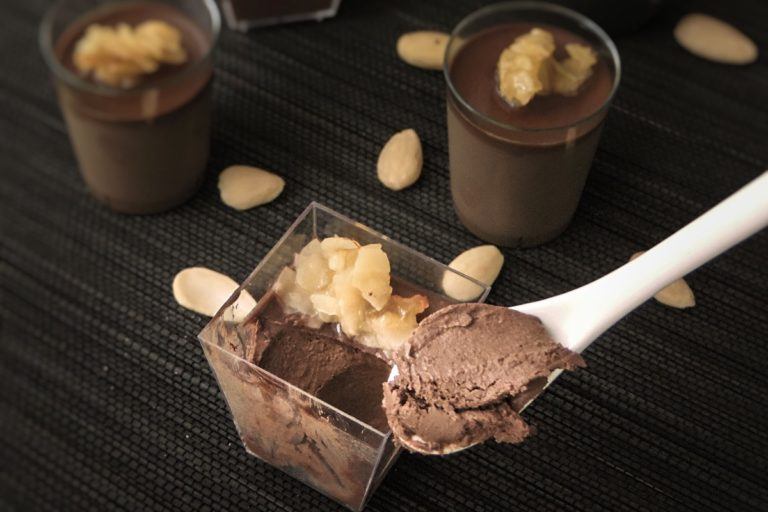 Vegan chocolate pudding keto dessert recipe