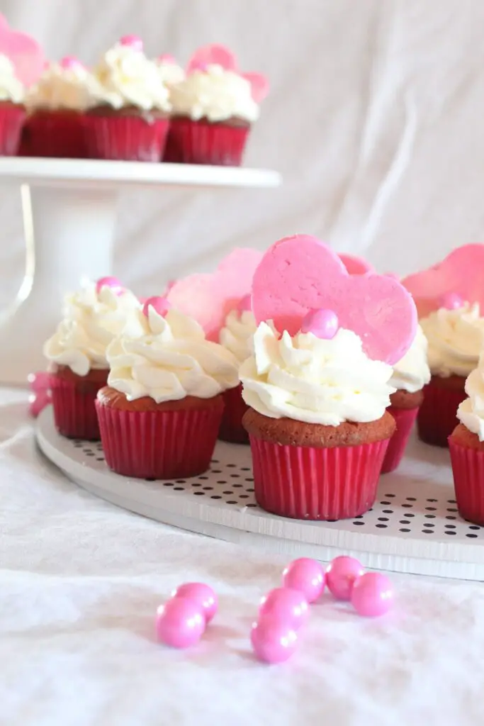 Mini Keto Valentine Cupcakes