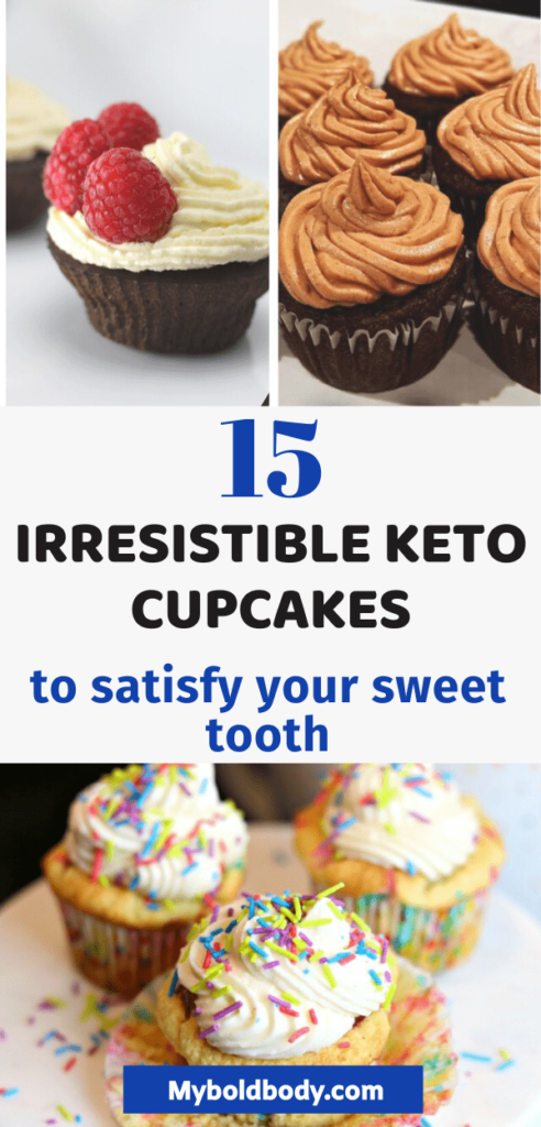 Who doesn't love cupcakes? Here are 15 delicious and guilt-free keto cupcakes that will satisfy your sweet tooth and still help you burn fat on the keto diet. These low carb cupcakes make the perfect snack or dessert. #ketodessert #ketocupcake #lowcarb #ketorecipes # low carb dessert