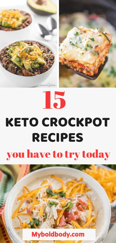 If you own a crockpot or slow cooker, Here are 15 easy and delicious low carb keto slow cooker recipes you have to try today. These keto crockpot recipes make the perfect comfort meal and will help you burn fat. #ketocrockpot #ketoslowcooker #lowcarb #ketodinner # slow cooker recipes #ketogenic