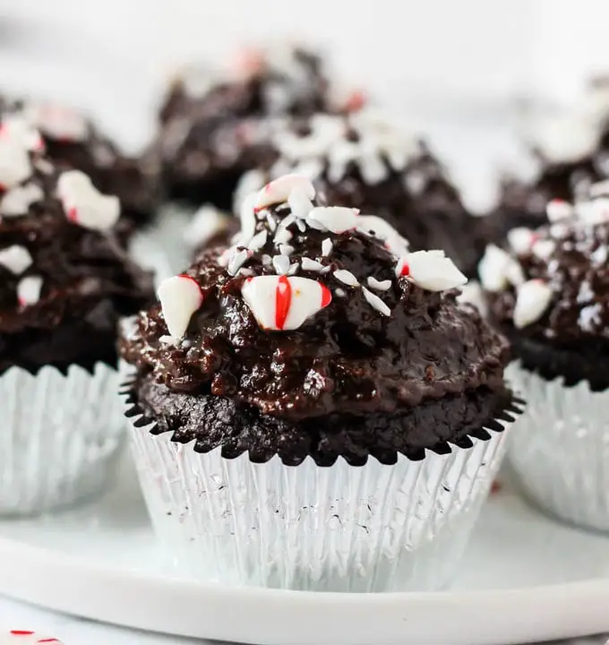Chocolate Peppermint Cupcakes vegan dessert
