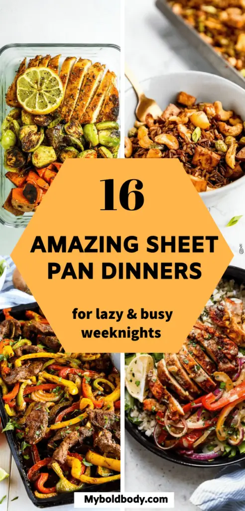 Enjoy the best of quick, easy, healthy and delicious sheet pan dinners for those super busy weeknights. These 16 family friendly one sheet pan dinner meals come together pretty quickly, and are packed with yummy flavor to satisfy your cravings. #sheetpandinners #healthydinners #sheetpanmeals #onepanrecipes