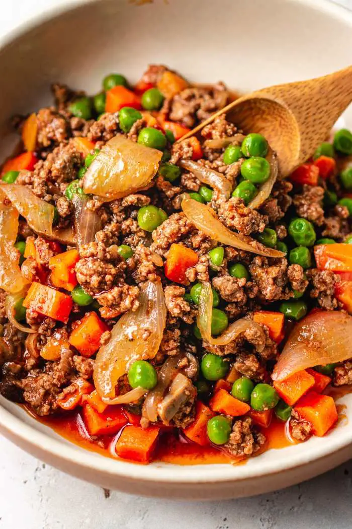 Ground Beef Meal Prep With Pantry Frozen Vegetables I Heart Umami 3 