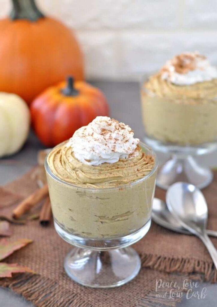 Low Carb Pumpkin Cheesecake Mousse