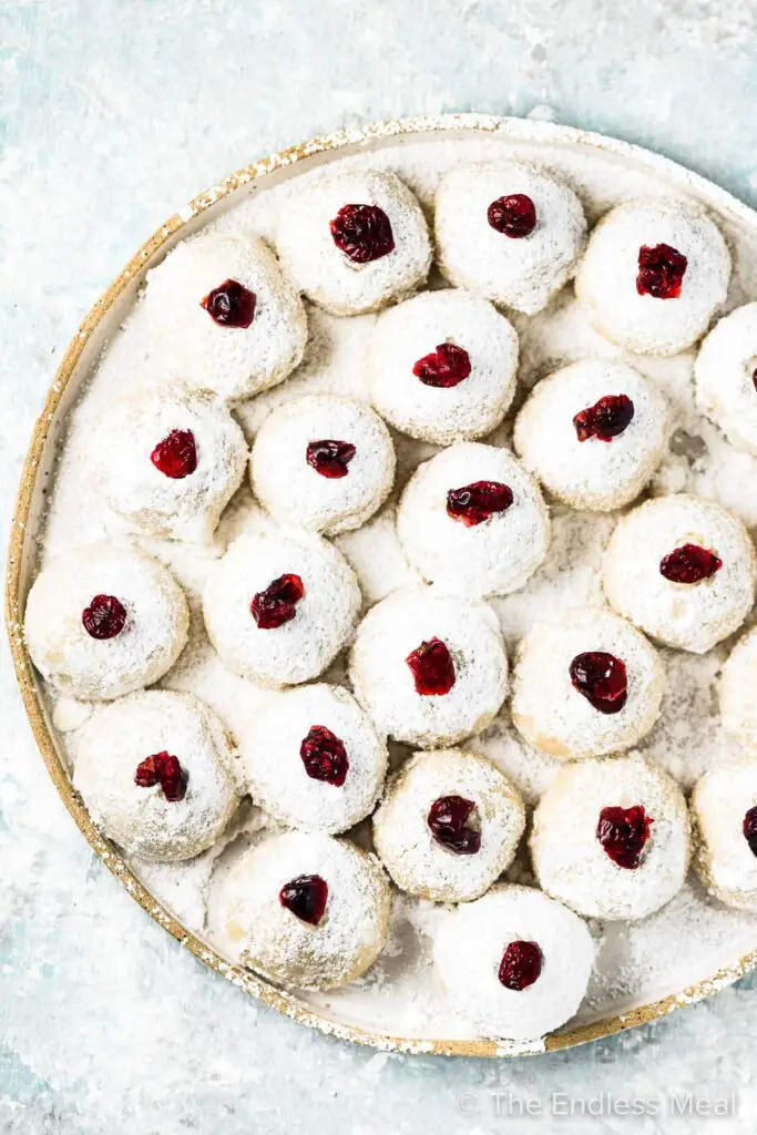 Snowball Keto Christmas Cookies