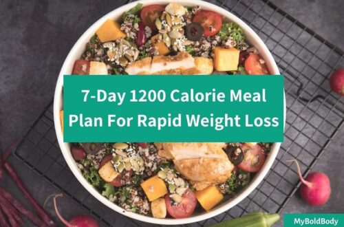 An Easy 7-Day 1200 Calorie Meal Plan For Rapid Weight Loss