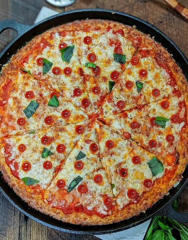 Keto Pan Pizza Crust: Pizza Hut Copycat