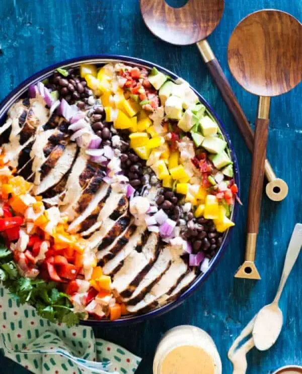 Grilled Chicken Southwest Chili Lime Salad