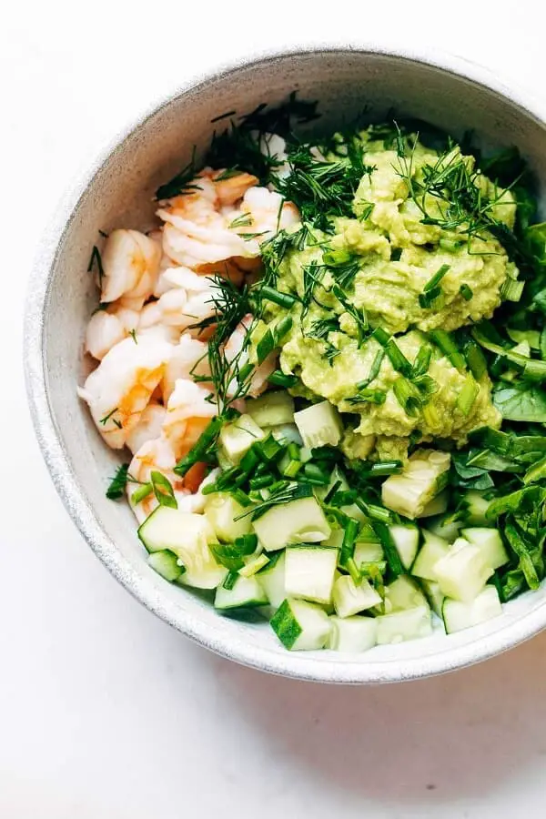 Super Quick Avocado Shrimp Salad