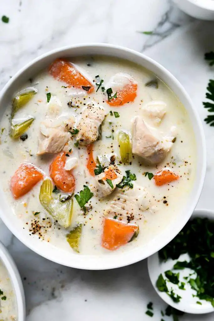 Instant Pot Creamy Chicken And Wild Rice Soup