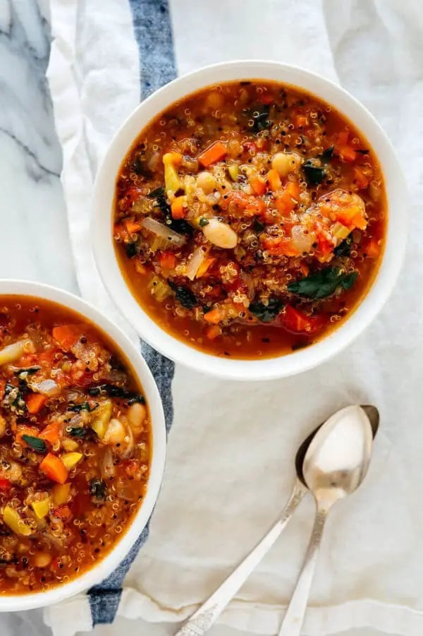 Quinoa Vegetable Soup with Kale