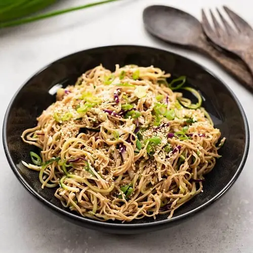 Keto Asian Noodle Salad Recipe