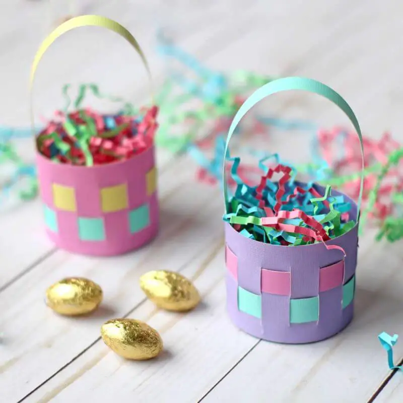Cute Mini Paper Easter Basket