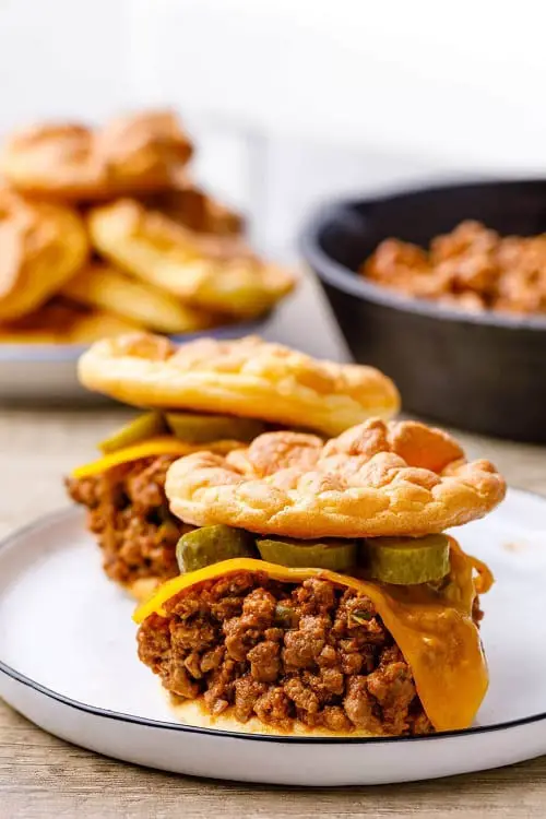 Keto Sloppy Joes with Cloud Buns