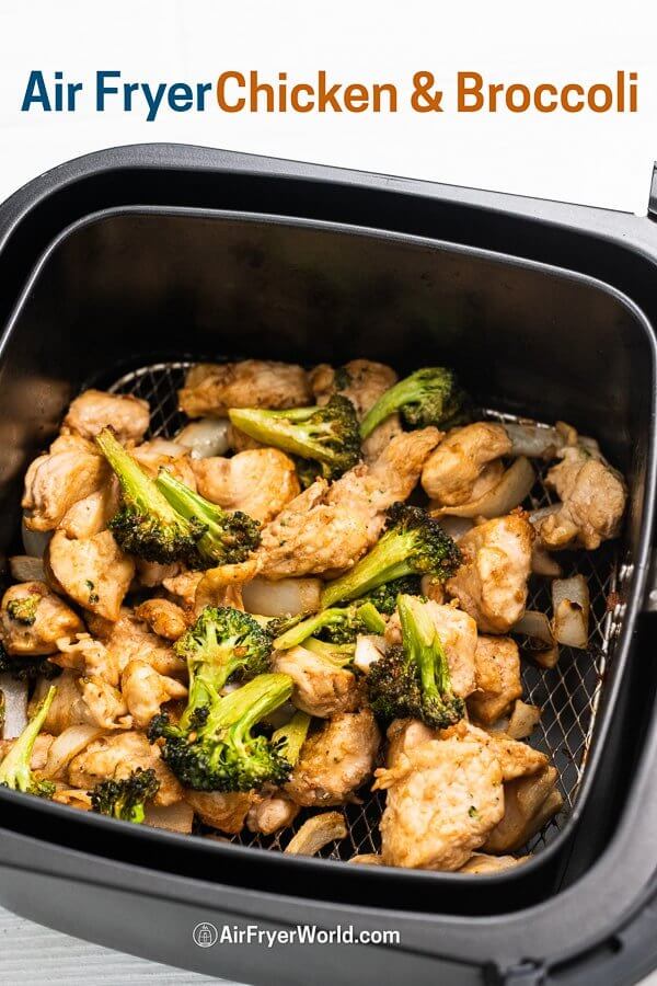 Air Fried Chicken And Broccoli