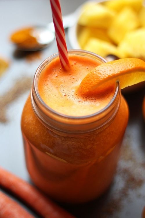 Carrot Orange Pineapple Detox Juice