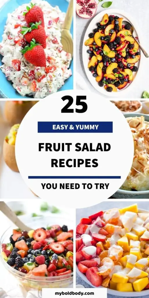 Here are 25 of the best, easy and yummy fruit salad recipes to satisfy your cravings. These delicious and healthy fruit salads are full of flavor, and they make a perfect side dish, snack or dessert to enjoy. Perfect for any occasion. #fruitsalad #fruitsaladrecipes #salad