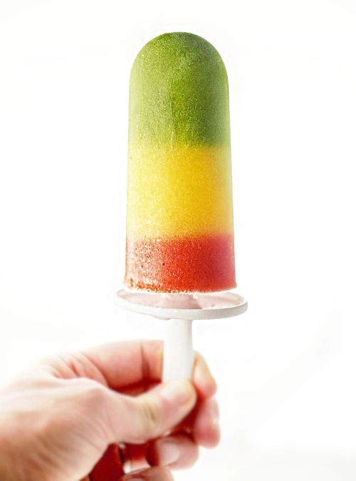 Healthy Layered Popsicles