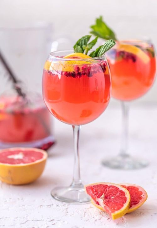 Pink Champagne Sangria