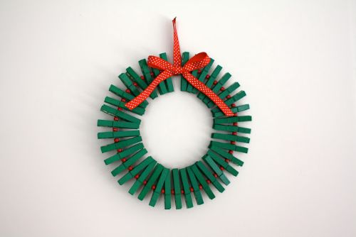 Clothespin Wreath
