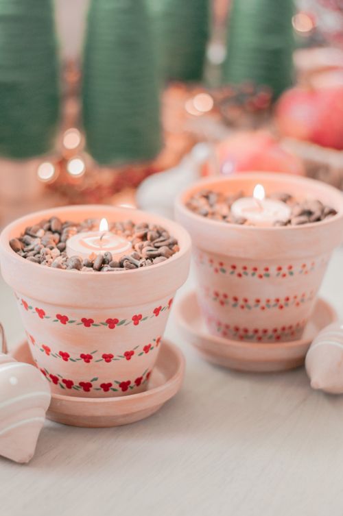 DIY Christmas Scented Candle