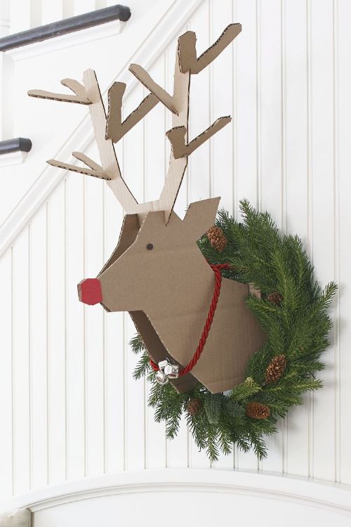 Rudolph the Red-Nosed Reindeer Wreath
