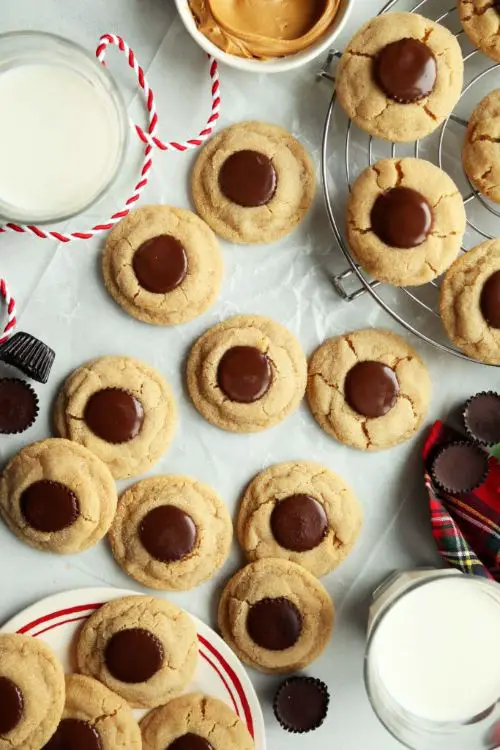 Peanut Butter Cup Christmas Cookie
