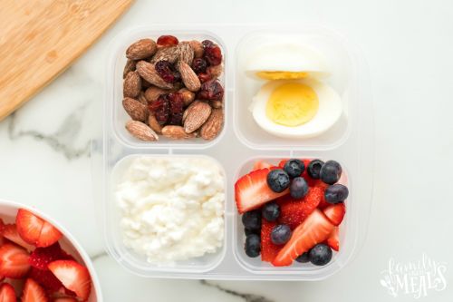 Healthy Grab and Go Protein Breakfast Boxes