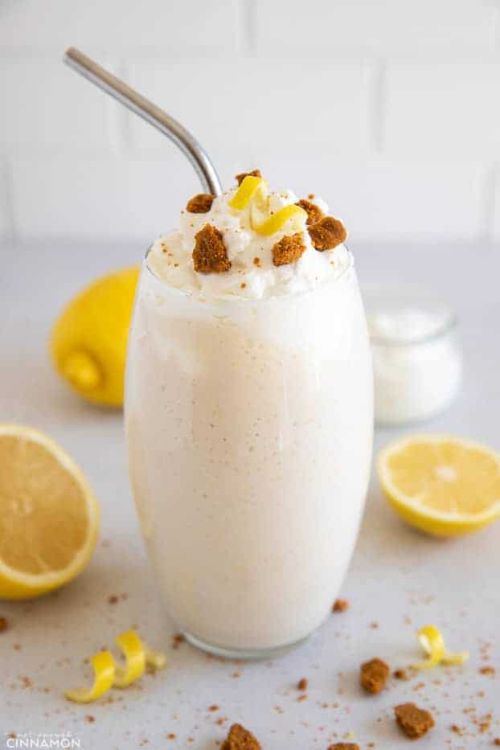Healthy Lemon Cream Pie Protein Shake
