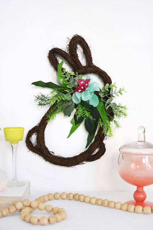 Grapevine Bunny Wreath