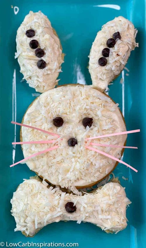 Keto Easter Bunny Cake