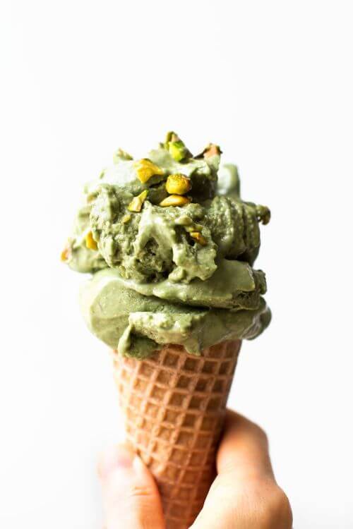 Vegan No-Churn Pistachio Ice Cream