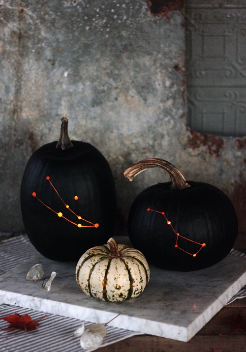 DIY Constellation Pumpkin