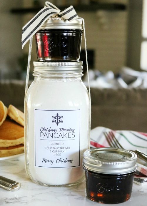 Christmas Morning Pancakes In A Jar Gift