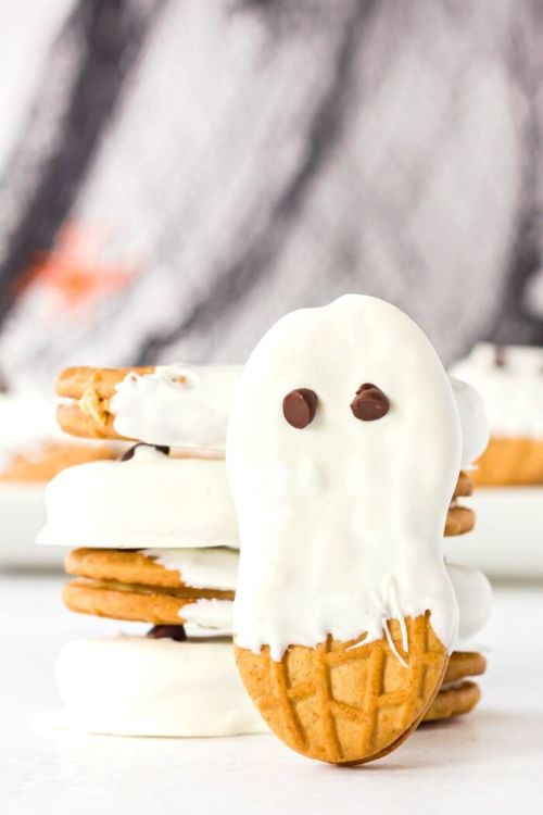 Nutter Butter Ghost Cookies