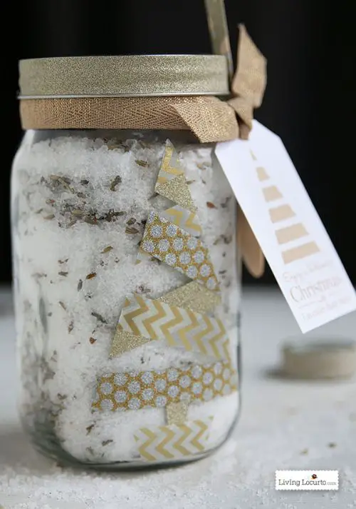 Lavender Bath Salt Gift in a Jar