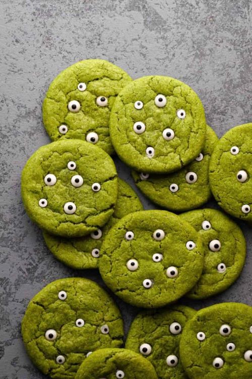 Matcha Monster Cookies