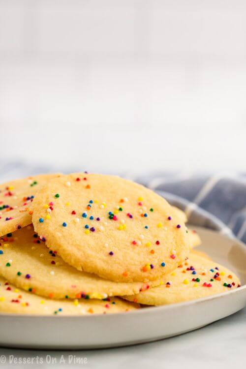 3-Ingredient Sugar Cookies