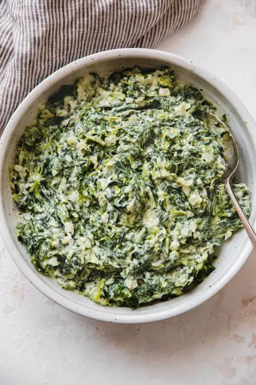 The Best Creamed Spinach