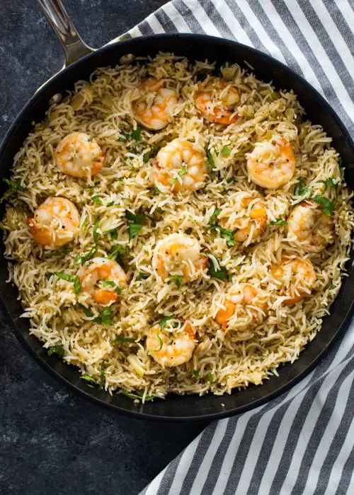 One Pan Shrimp and Rice