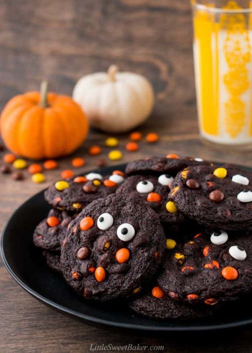 Reese’s Pieces Halloween Cookies