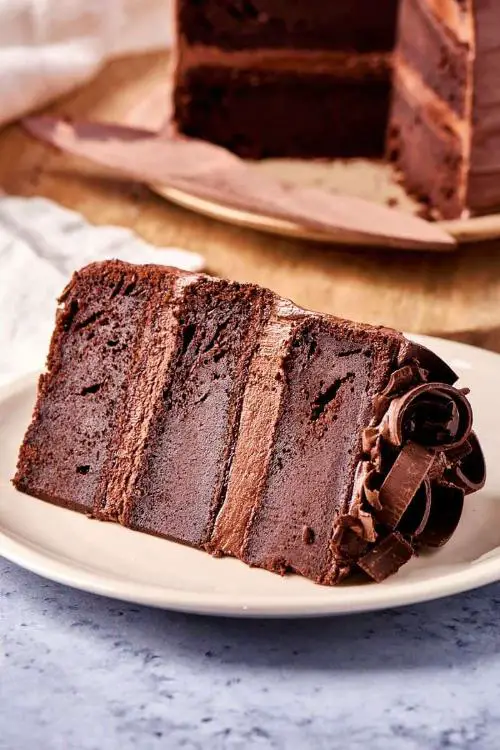 Healthy 3-layer Chocolate Cake