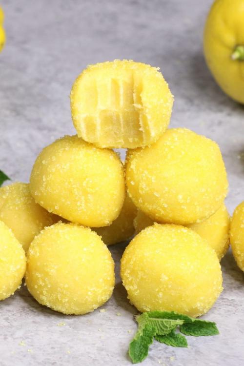 Homemade Lemon Truffles