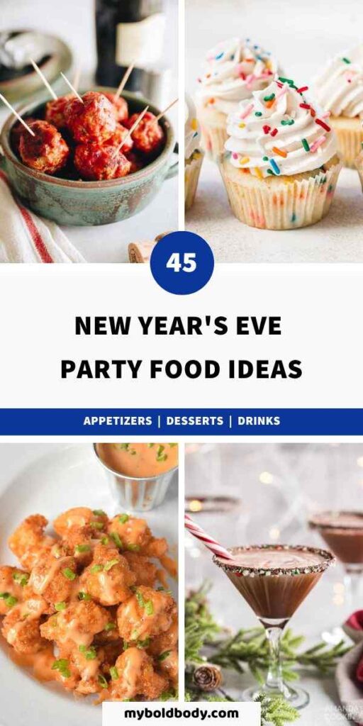 45 New Year’s Eve Party Food Ideas pins