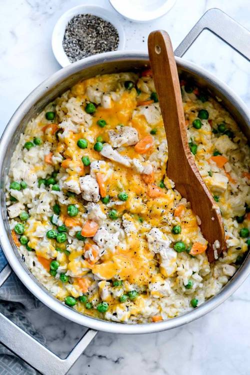 One-Pot Creamy Chicken and Rice