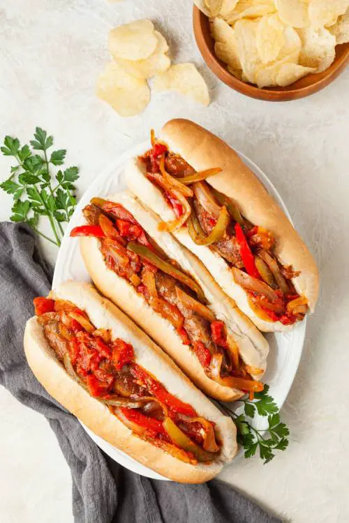 Sausage and Pepper Sandwiches