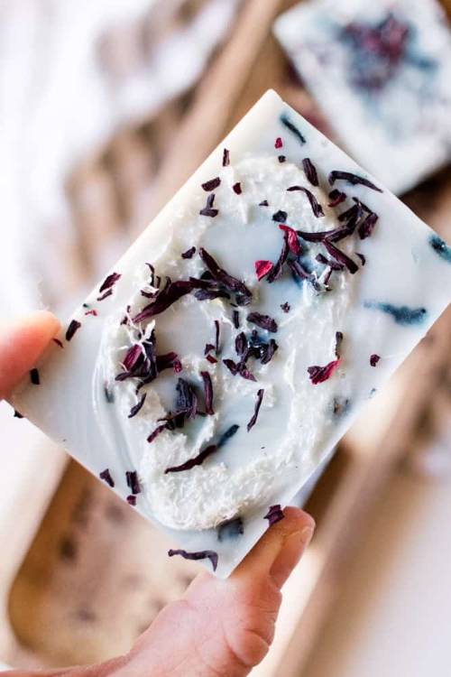 Hibiscus Infused Loofah Soap Bar