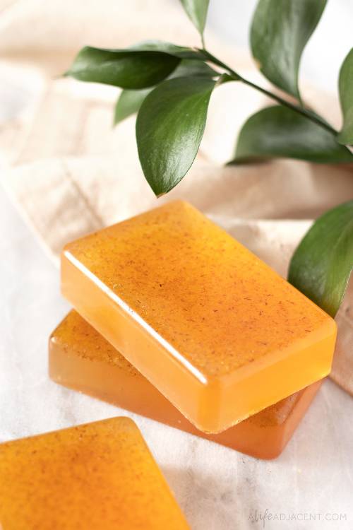 DIY Honey Almond Soap with Wheatgerm