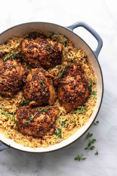 Greek Chicken and Orzo