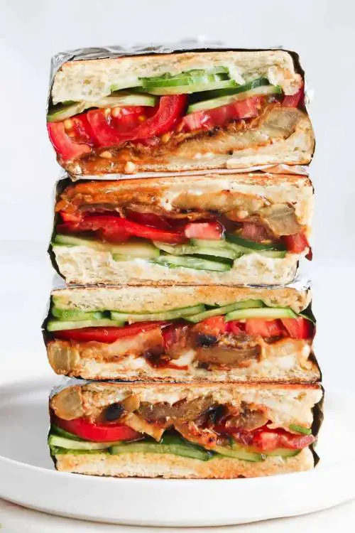 Vegan Eggplant Sandwich
